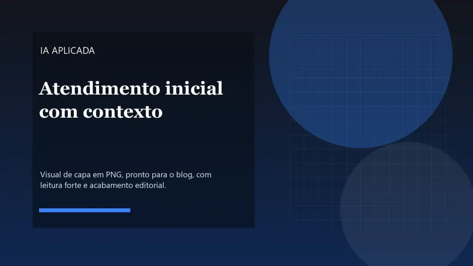 Como usar IA no atendimento inicial do site sem perder contexto